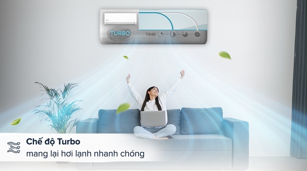 Điều hòa Casper SC-09FB36A làm lạnh nhanh chóng, mang lại cảm giác dễ chịu