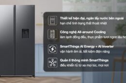 Lý do tủ lạnh Samsung RS57DG410EB4SV Inverter được ưa chuộng