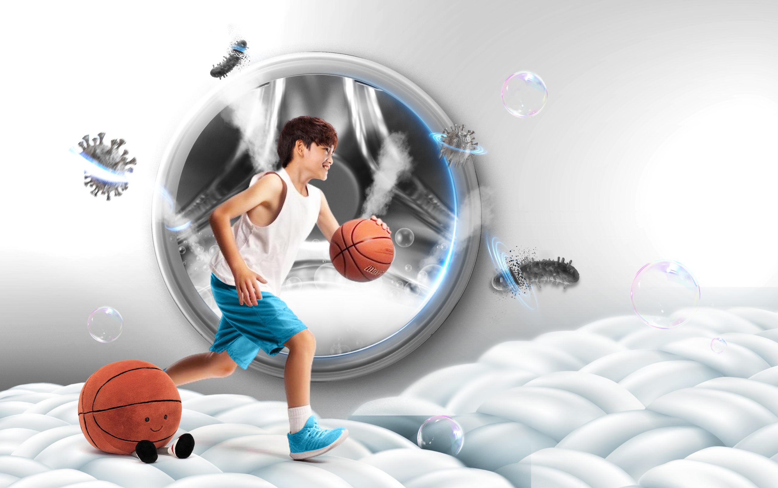 Máy giặt Casper WF-95VG5 9.5kg giặt sạch hiệu quả với loạt công nghệ hiện đại