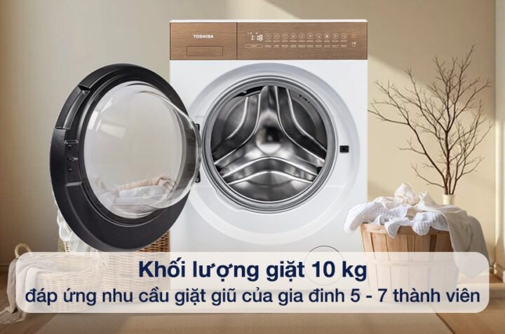 Máy giặt Toshiba TW-T37BZP115MWV(WT): Giặt sạch vượt trội, tiết kiệm tối ưu