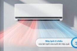 Tận hưởng không gian dễ chịu quanh năm với điều hòa LG IDH24M1 2 chiều