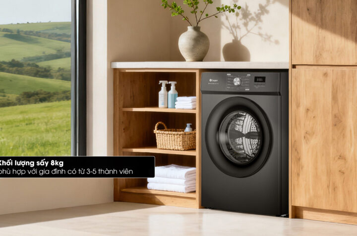3 lý do lựa chọn máy sấy Casper 8kg TD-EE8VG1