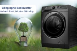 Giặt sạch hiệu quả, tiết kiệm điện năng với máy giặt Electrolux EWF1143R7SC Inverter