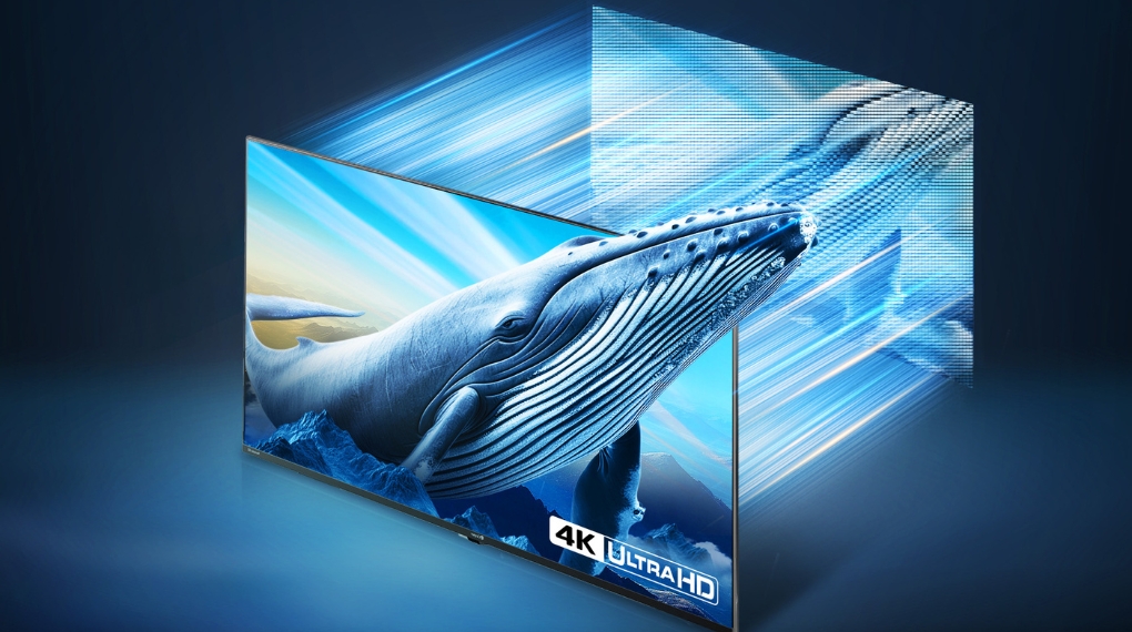 Google Tivi Casper D55UGC620 đem lại hình ảnh sắc nét, âm thanh sống động