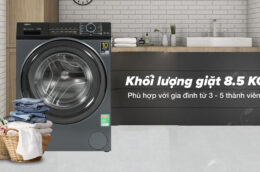 Máy giặt Aqua AQD-A852J.BK 8.5kg: Lựa chọn đáng cân nhắc cho gia đình