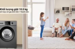 Máy giặt Casper 10.5kg WF-105VG5: Ưu, nhược điểm mà người dùng nên biết