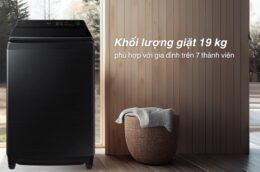 Máy giặt Samsung 19Kg WA80F19B9BSV: Máy giặt siêu lớn, siêu sạch cho không gian hiện đại