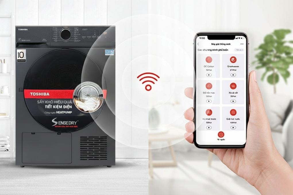 Máy Sấy Quần Áo Toshiba Inverter 8Kg TD-T21B90HWV(MG)