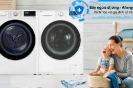Máy sấy LG DVHP50W 10.5kg: Giải pháp sấy thông minh, tiết kiệm cho mọi gia đình