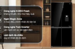 Tủ Lạnh Aqua AQR-M536XA(GB) 469 Lít: Lựa chọn hoàn hảo cho gia đình đông người