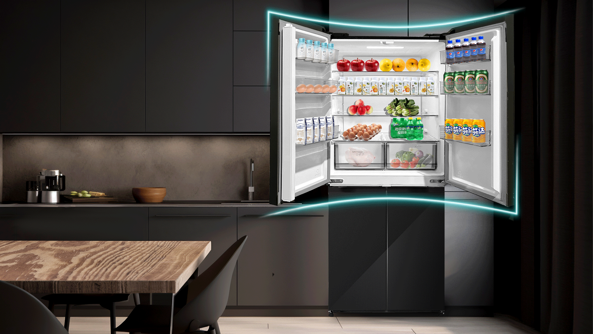 Tủ lạnh Casper RM-D540SBS Inverter dung tích lớn, bảo quản lượng lớn thực phẩm