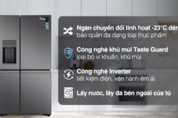 Tủ lạnh Electrolux EQE6879A-B Inverter có đáng để lựa chọn?