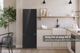 Tủ lạnh LG LBB33BLGA 335 Lít – Tiết kiệm điện, dung tích lý tưởng cho gia đình Việt