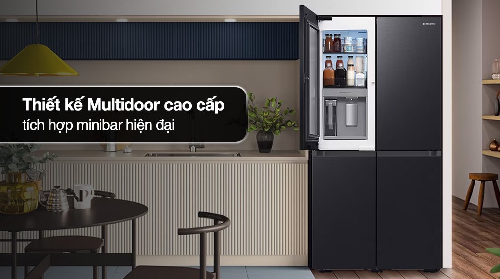 Tủ lạnh Samsung RF59C766FB1/SV Inverter thiết kế cao cấp