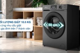 Vì sao máy giặt Casper 10.5kg WF-D105VGR1 được ưa chuộng?