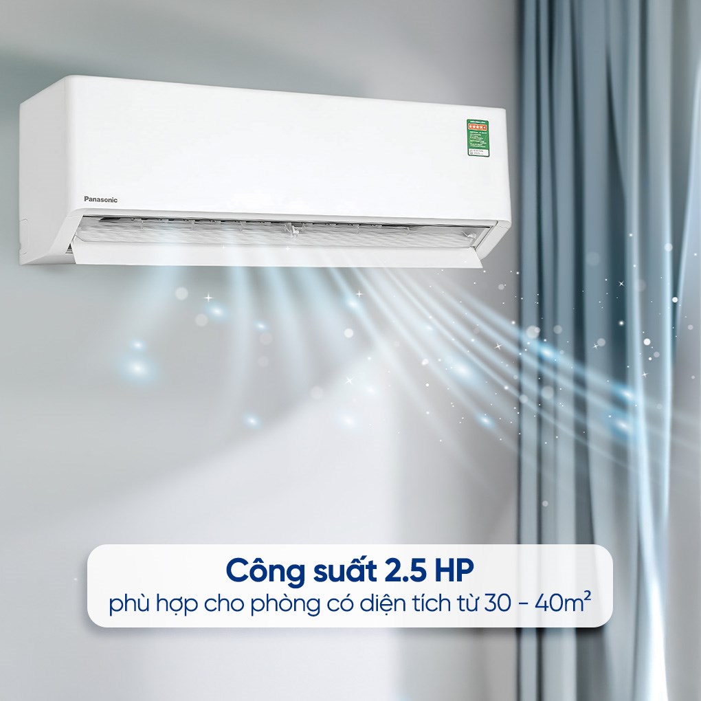 Điều hòa Panasonic U24BKH-8 24000BTU làm mát hiệu quả cho không gian rộng lớn
