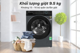 Máy giặt Aqua AQD-A952J.BK 9.5kg - Giặt sạch thông minh, tiết kiệm điện năng