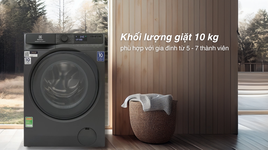 Máy giặt Electrolux EWF1023P5SC 10kg: Giải pháp lý tưởng cho gia đình đông người