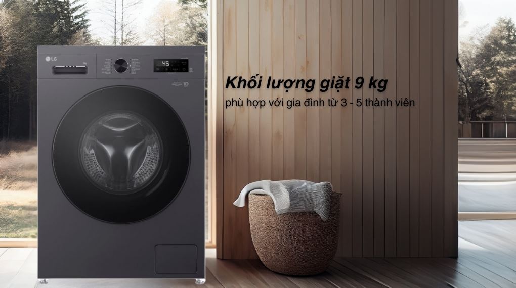 Ưu điểm nổi bật của máy giặt LG 9kg FB1209S5M 