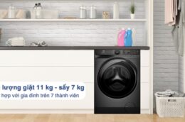 Máy giặt sấy Electrolux EWW1143R7SC 11kg: Giải pháp giặt sấy thông minh cho gia đình hiện đại