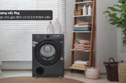 Máy sấy Electrolux EDS904N3SC 9kg: Sấy khô nhanh, bảo vệ quần áo tối ưu