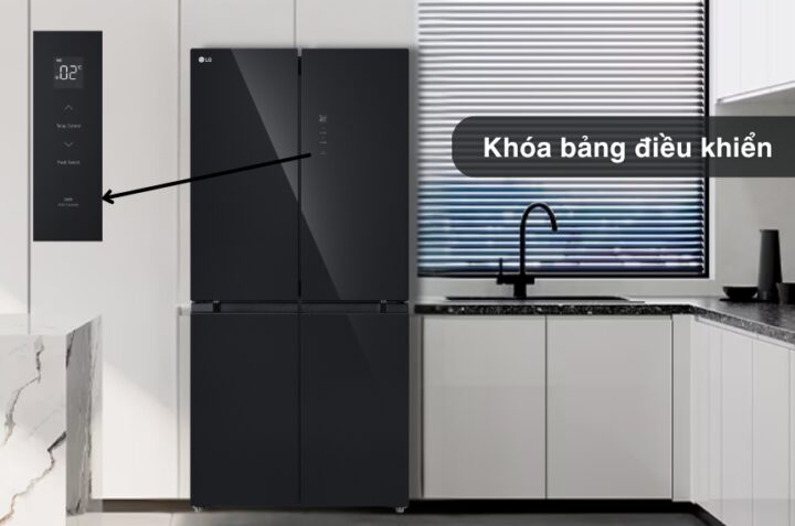 Tủ lạnh LG LFB47BLG 4 cánh – Tủ lạnh dung tích lớn, tiết kiệm điện, vận hành bền bỉ