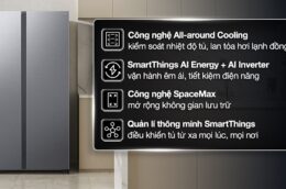 Tủ lạnh Samsung 655 lít RS70F65Q3TSV: Lựa chọn phù hợp cho gia đình đông người