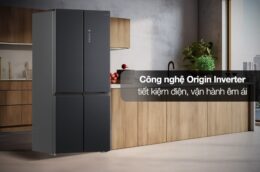 Tủ lạnh Toshiba GR-RF675WI-PMV: Dung tích lớn, bảo quản thực phẩm hiệu quả