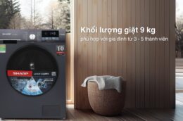 Ưu điểm nổi bật của máy giặt Sharp ES-FM90CB-SB 9kg