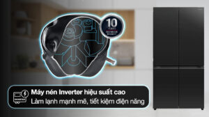 Tủ Lạnh Hitachi Inverter 4 Cánh 645 Lít R-WB700PGV4(GBK)