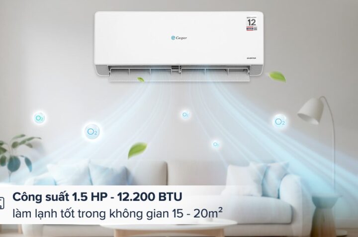 Điều hòa Casper QC-12IU36A 1 chiều: Lựa chọn tuyệt vời cho hè 2026