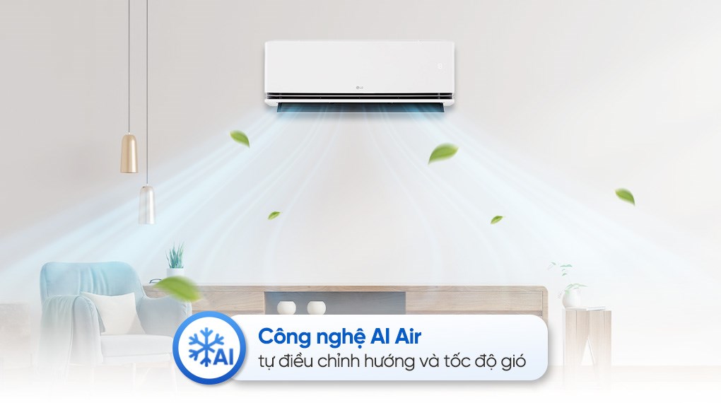 Điều hòa LG 9000BTU IDC09M1 làm lạnh nhanh chóng, dễ chịu