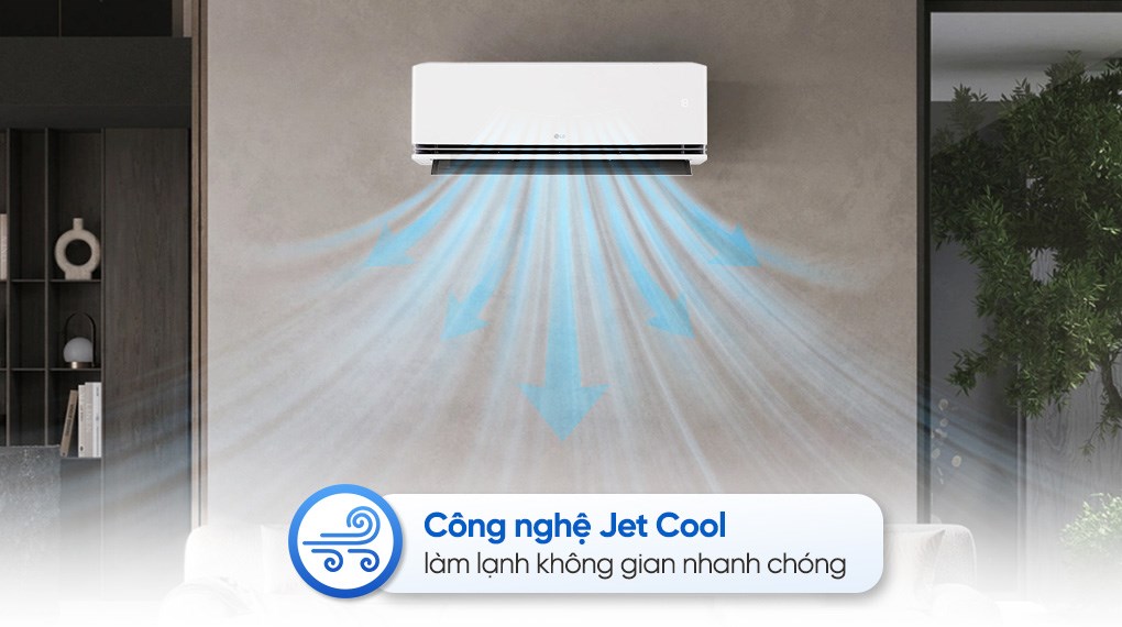 Điều hòa LG 9000BTU IDC09M1 làm mát nhanh chóng, dễ chịu