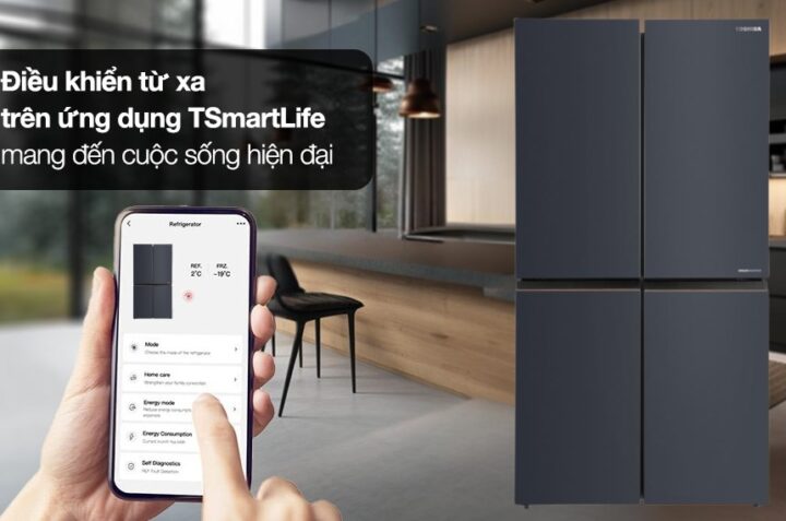 Tủ lạnh Toshiba 711 lít GR-RF900WI-PMV(06)-MG: Không gian chứa rộng, tiện nghi vượt trội