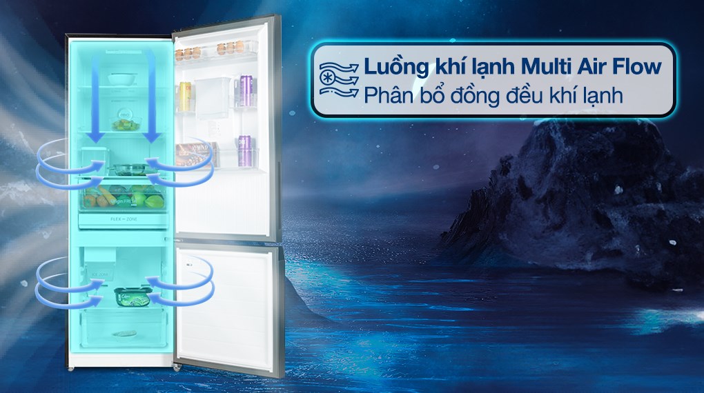 Tủ lạnh Toshiba GR-RB405WEA-PMV(06)-MG bảo quản thực phẩm hiệu quả, tươi ngon trong thời gian dài