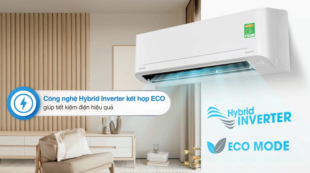 Điều Hòa Toshiba 12000BTU 1 Chiều Inverter RAS-H13S5KCV2G-V