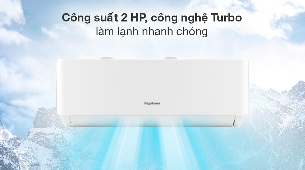 Điều hòa Nagakawa NIS-C18R2T29 18000BTU làm lạnh nhanh chóng, phù hợp cho không gian rộng lớn
