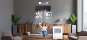 Điều Hòa Panasonic 12000BTU Inverter 1 Chiều CS-AU12BKH-8