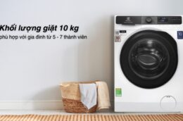 Máy giặt Electrolux EWF1023P5WC 10kg: Lựa chọn thích hợp cho gia đình 5-7 người