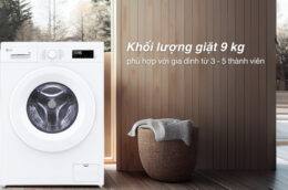 Máy giặt LG FB1209S6W1 9kg: Lựa chọn đáng cân nhắc cho gia đình dưới 5 người
