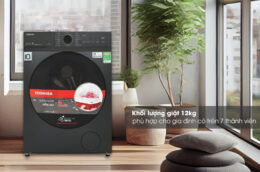 Máy giặt Toshiba 12kg TW-T21BU130UWV(MG) - Giặt sạch mạnh mẽ, tiết kiệm điện hiệu quả