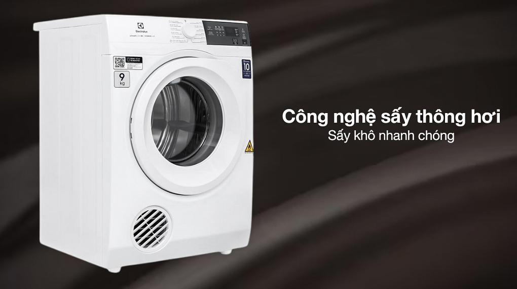 Ưu điểm nổi bật của máy sấy Electrolux EDS904H3WC 9kg