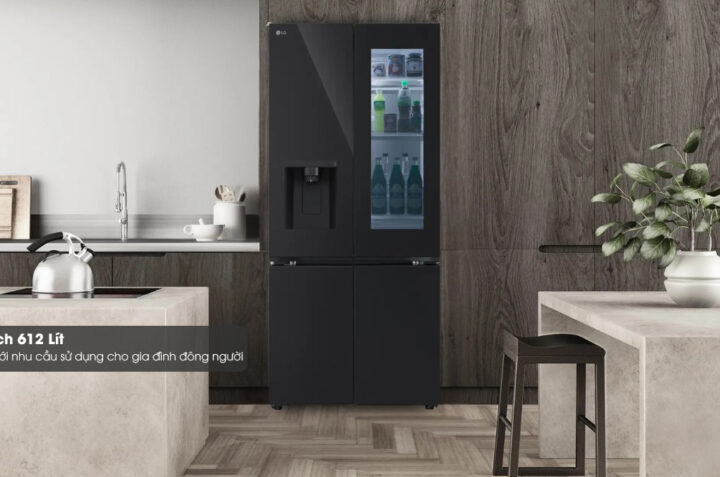 Tủ lạnh LG LFD61BLGAI 612 lít – Không gian lưu trữ rộng rãi, công nghệ làm lạnh hiện đại