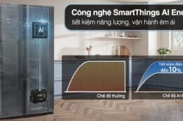 Tủ lạnh Samsung RS57DG400EM9/SV 583 Lít: Không gian lưu trữ rộng, công nghệ hiện đại