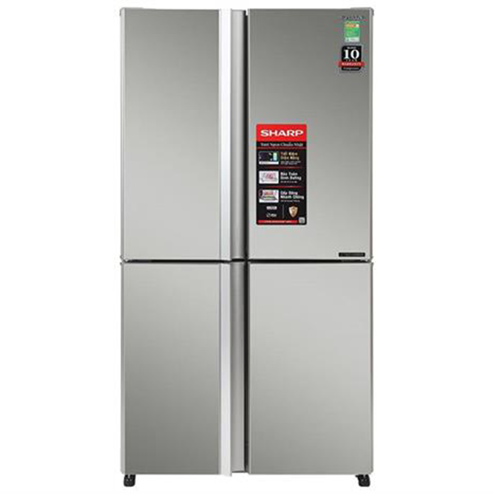 Tủ Lạnh Sharp Inverter 4 Cánh 525 Lít SJ-FX610V-SL