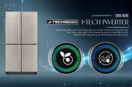 Tủ lạnh Sharp SJ-FX610V-SL 525 lít: tủ lạnh dung tích lớn cho gia đình đông người