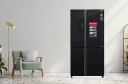 Tủ lạnh Sharp SJ-FXP640VG-BK 572 Lít: Bảo quản thực phẩm cho gia đình đông người