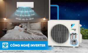 Điều Hòa Daikin 12000BTU Inverter 1 Chiều FTKM35AVMV