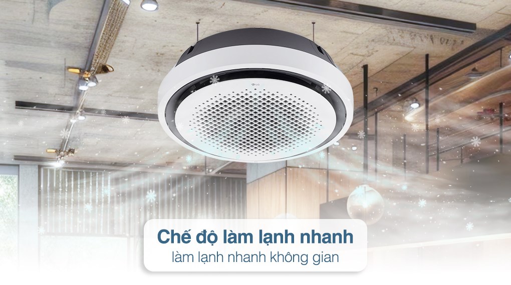 Điều hòa âm trần LG ZTNQ48GYLA0 48000BTU công suất làm mát mạnh mẽ, mang đến không gian mát lạnh sảng khoái