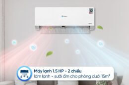 Điều hòa Casper QH-12IU36A 2 chiều - Làm mát mùa hè, sưởi ấm mùa đông